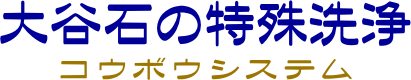 大谷石の特殊洗浄